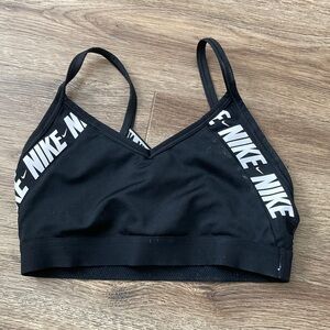 Nike Women's Black and White Sports Bra
